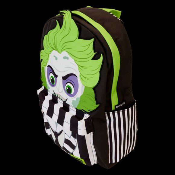 Beetlejuice Cosplay Full-Size Backpack NWT - Picture 4 of 6